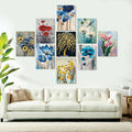 Set of 9 Premium Wall Art Photo Tiles