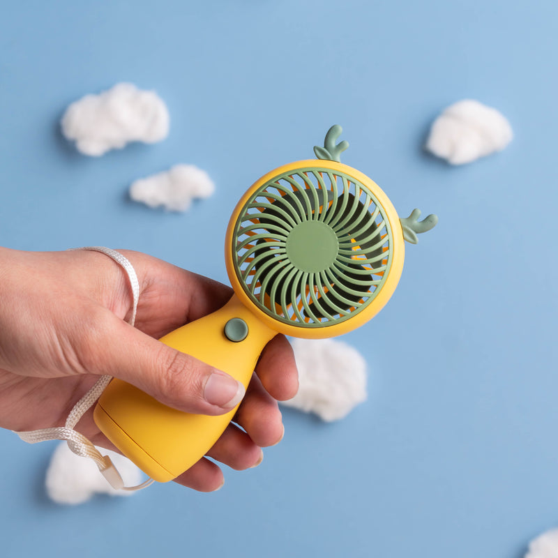 Portable USB Rechargeable Mini Handheld Fan.