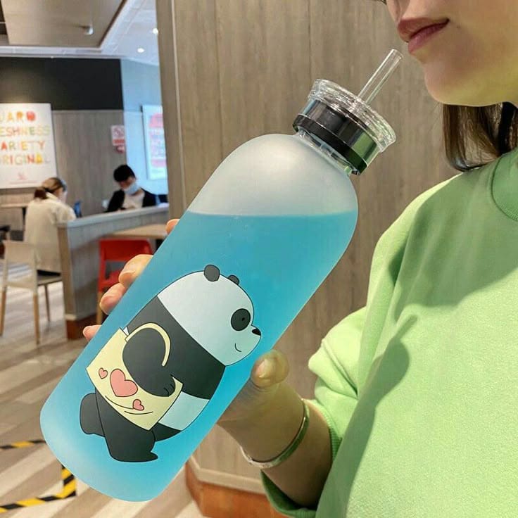 We Bare Bears Panda Water Bottle 1000ml.