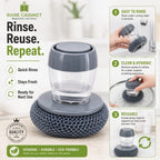 Scrubber with Soap Dispenser