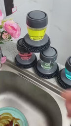 Scrubber with Soap Dispenser